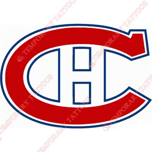 Montreal Canadiens Customize Temporary Tattoos Stickers NO.203